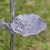 Decorative Spigot and Lilly Pad Garden Stake - Rustic Outdoor Decor for Garden and Yard