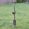 Spade Rain Gauge Garden Stake - Accurate Water Measurement Tool for Outdoor Plants and Gardens