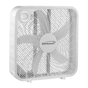 Kool Zone 20" Box Fan- White