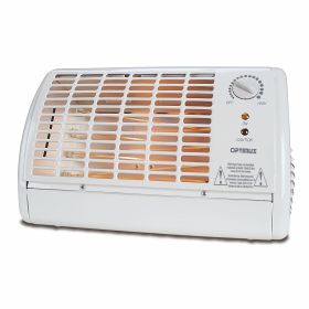 Optimus Portable Fan Forced Radiant Heater with Thermostat