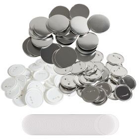 VEVOR 2.25" 58mm Button Badge Parts Supplies for Button Maker Machine 500 Sets