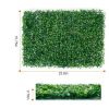 Artificial Wall Grass Decorate Grass Boxwood Panels 12 Pcs Suitable for Outdoor, Garden, Fence