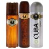 Cuba Gold by Cuba for Men - 3 Pc Gift Set 3.3oz EDT Spray, 6.6oz Deodorant Spray, 3.3oz After Shave