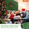 Artificial Wall Grass Decorate Grass Boxwood Panels 12 Pcs Suitable for Outdoor, Garden, Fence