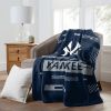 YANKEES OFFICIAL MLB "Digitize" Raschel Throw Blanket; 60" x 80"