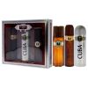 Cuba Gold by Cuba for Men - 3 Pc Gift Set 3.3oz EDT Spray, 6.6oz Deodorant Spray, 3.3oz After Shave