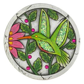 Green Hummingbird Garden Stepping Stone